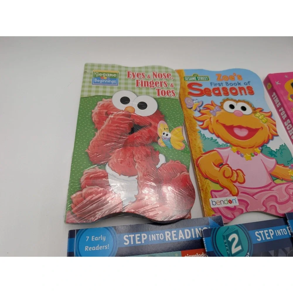 Sesame Street Beginnings Board Books Learning Book Lot Toy Story Elmo